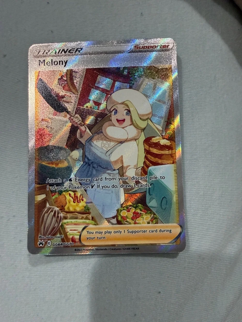 Melony Trainer Pokémon card- Crown Zenith - Picture 2 of 2